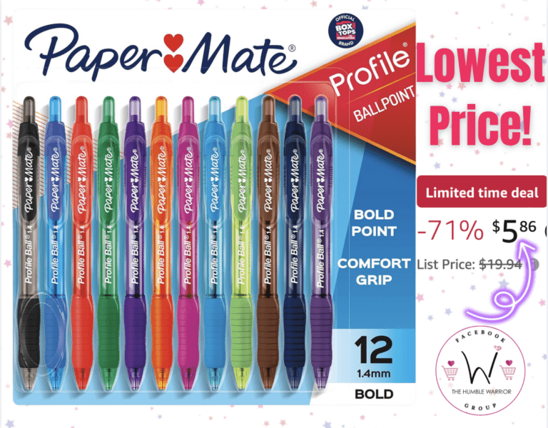Paper Mate 12-Pack of Retractable Ballpoint Pens!